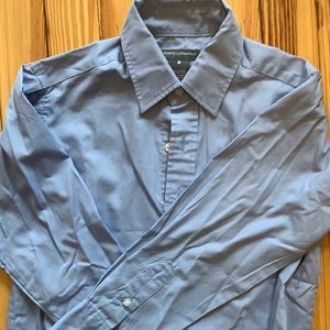 Perry Ellis Portfolio blue dress shirt size 8